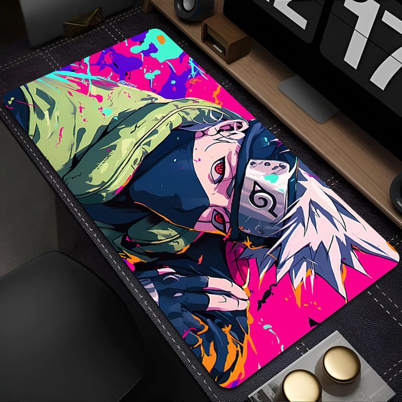 xcm Mouse Pad Naruto Kakashi Hatake Game Desk Mat PC Computer Anime Mousepad Keyboard Pad Laptop Gaming Accessories Mausepad