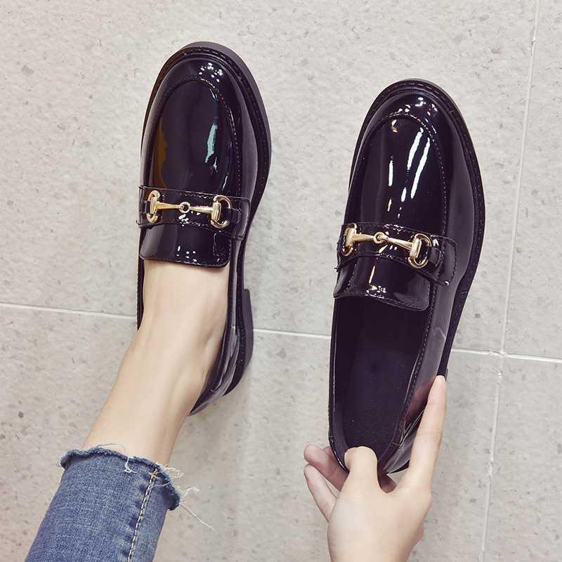 

Fashion Size 35-40 Women Pumps Real Leather Fashion Spring High Platform Thick Heel Shoes Woman Retro Office Lady Footwear 35