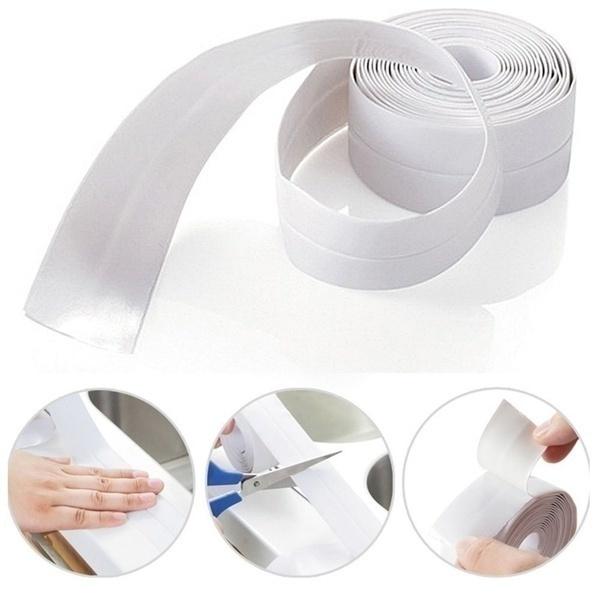 Home PVC Material Sink Crack Strip Kitchen Bathroom Bathtub Corner Sealing Tape Waterproof Mold