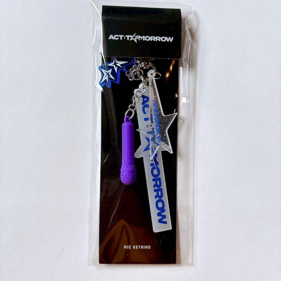 

[USED] TXT Official ACT TOMORROW Microphone Keychain Hueningkai