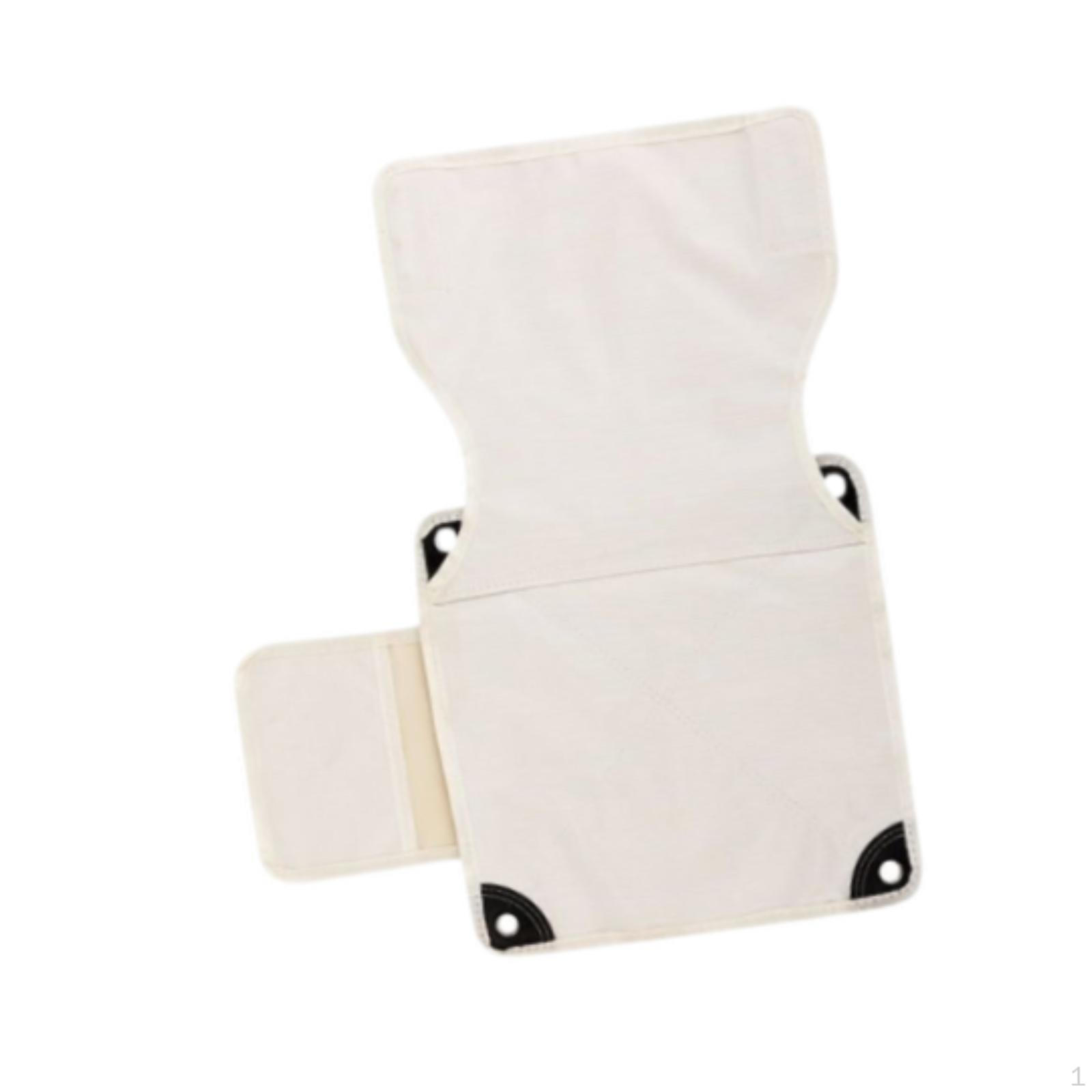 

Сменная ткань для складных стульев с боковым карманом, подходит для использования на открытом воздухе White 33x33cm