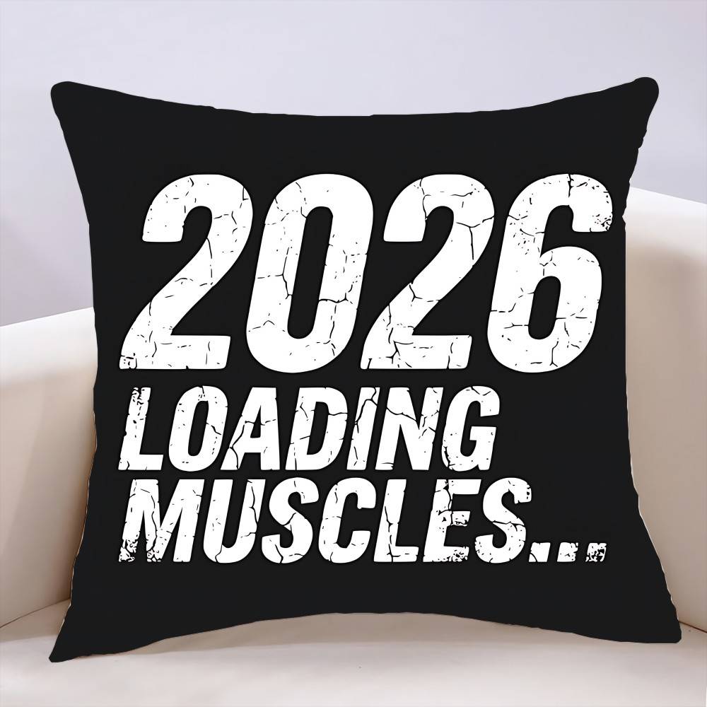 EatSleepTrainRepeat FitnessMotivational Quotes PillowCase Polyester Pillowcase Decorative Sofa Cushion Pillowcase Home Decor