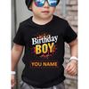 European Sizes Personalized "Birthday BOY" T-Shirt | Soft & Breathable Fabric, Vibrant Explosion Letter Design | Perfect for Parties & Casual Wear
