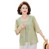 Chic Mom's Summer Two-Piece Set: Fashionable Short-Sleeve Tee and Pants Suit (2025)