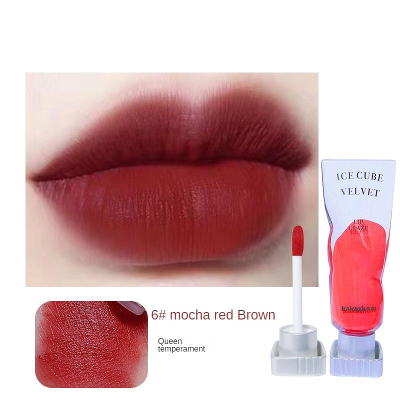 

Прозрачный пигмент Ice Cube Бархатная глазурь для губ Матовая помада Блеск для губ Pure Lust White