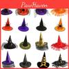Rose Witch Hat In Red Black And Purple Perfect For Halloween Party And Costume