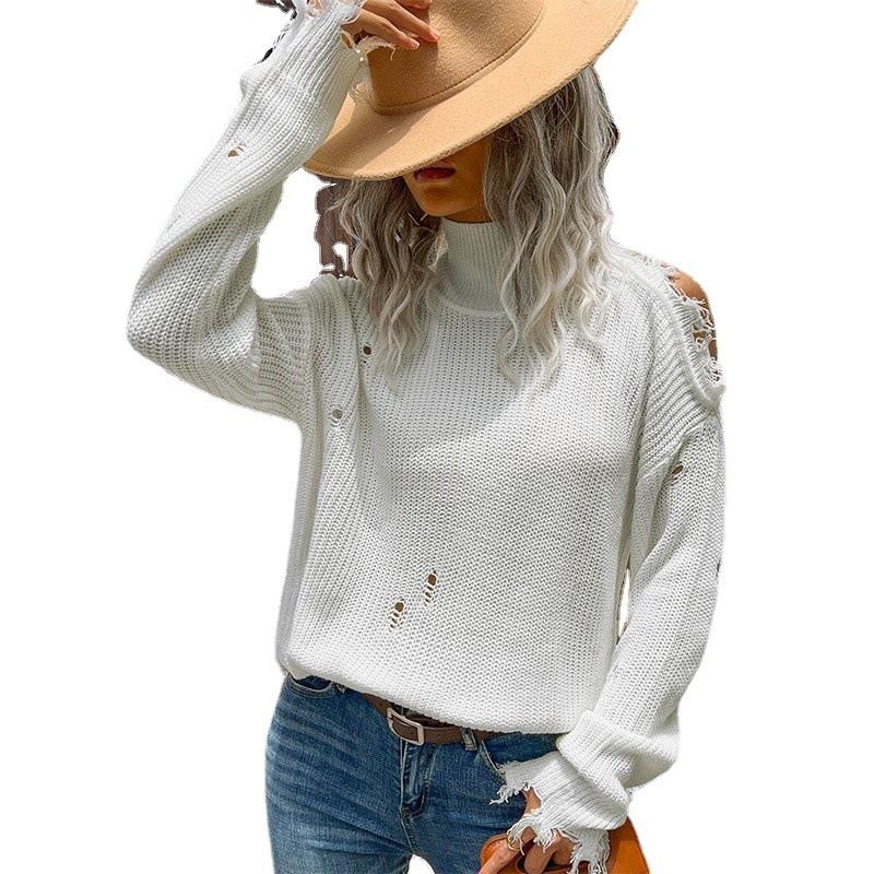 Women's Turtleneck Sweater for Fall and Winter