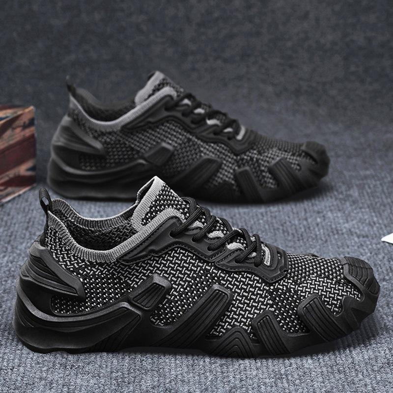 Breathable Mesh Sneakers Men's Fly-woven Socks Shoes Men's Spring and Summer Men's Shoes 2025 New Trendy Shoes Student