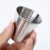 Stainless Steel Cup 30/70/180/320ml Beer Cola Milkshake Cup For Outdoor Practical Travel Bar Coffee Shop Polished Interior