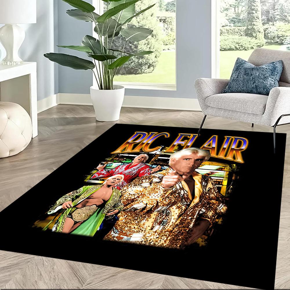 Ric Flair Square Rugs Are a Great Choice for Living Rooms, Bedrooms, Home Décor, and As Gifts.