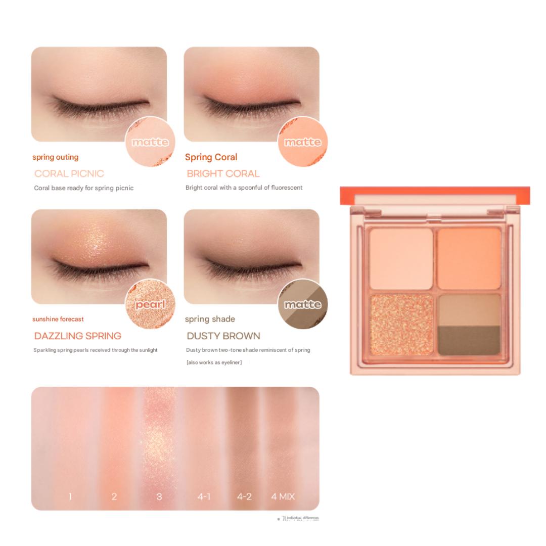 

Палетка теней CLUB CLIO PERIPERA Ink Pocket (7 вариантов) 01 Fancy Spring Sunshine