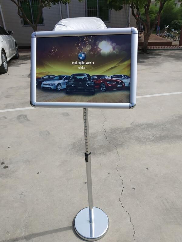 A3 Floor-Standing Stainless Steel Sign Holder