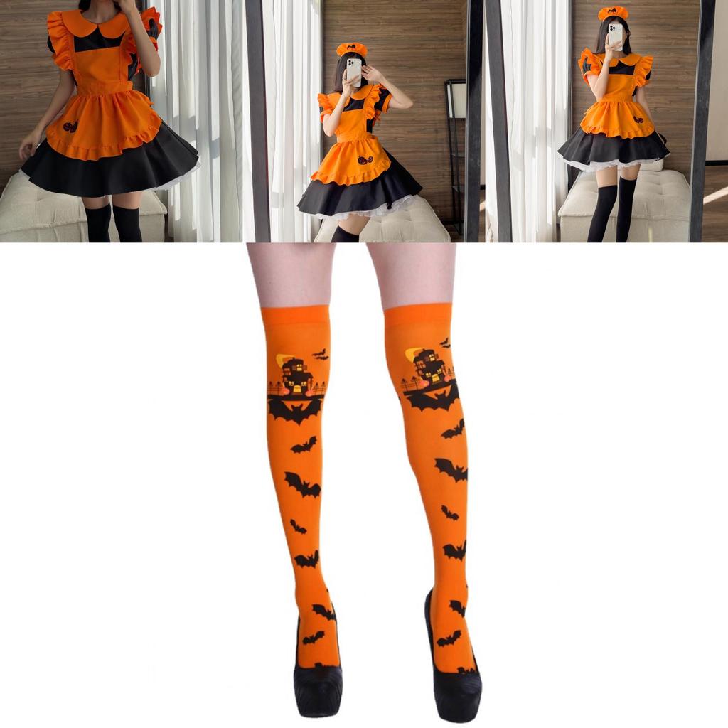Elegant Pumpkin Theme Lolita Costume Dress For Halloween Party