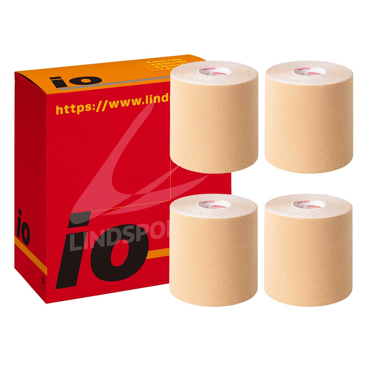 

Лента LINDSPORTS Iotape 75 мм x 4 шт. 5,0 м (Загар (цвет кожи))