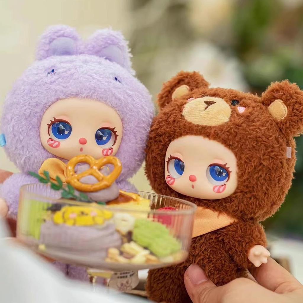 TRRCEPOS 2nd Edition Plush Keychain Official Lovebu Keychain Blind Box Fluffy Mascot Perfect Gift Polyester PVC 1 Randomly Selected from 9 Designs