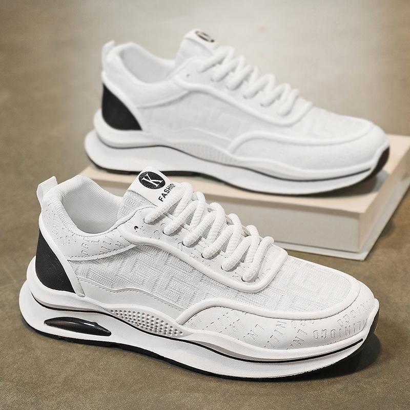Men's Shoes Spring and Summer New Breathable Mesh Shoes Sports Dad Shoes Little White Shoes Korean Version Low-top Casual Fashion Trend