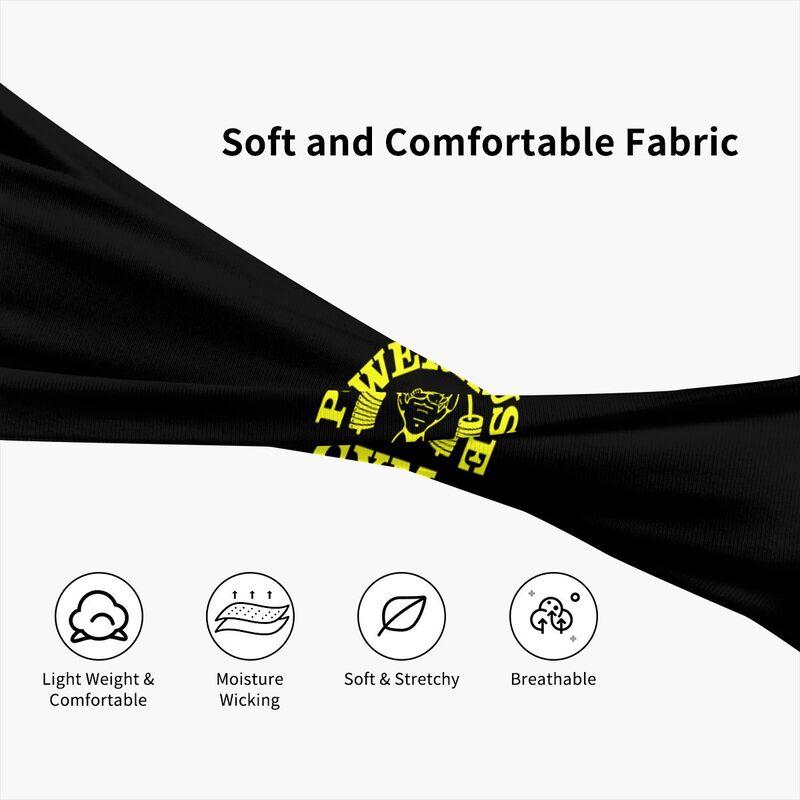 Powerhouse Gym Sports Sweatband Head Bands Unisex Sweat Absorbing Headbands Suitable for Running Yoga Fitness Football Exercise