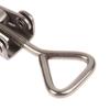 1Pc 304 Stainless Steel Boat Deck Clamp Hasp Lock Heavy Duty Fastener For Marine Locker Strong Anti Rust Construction