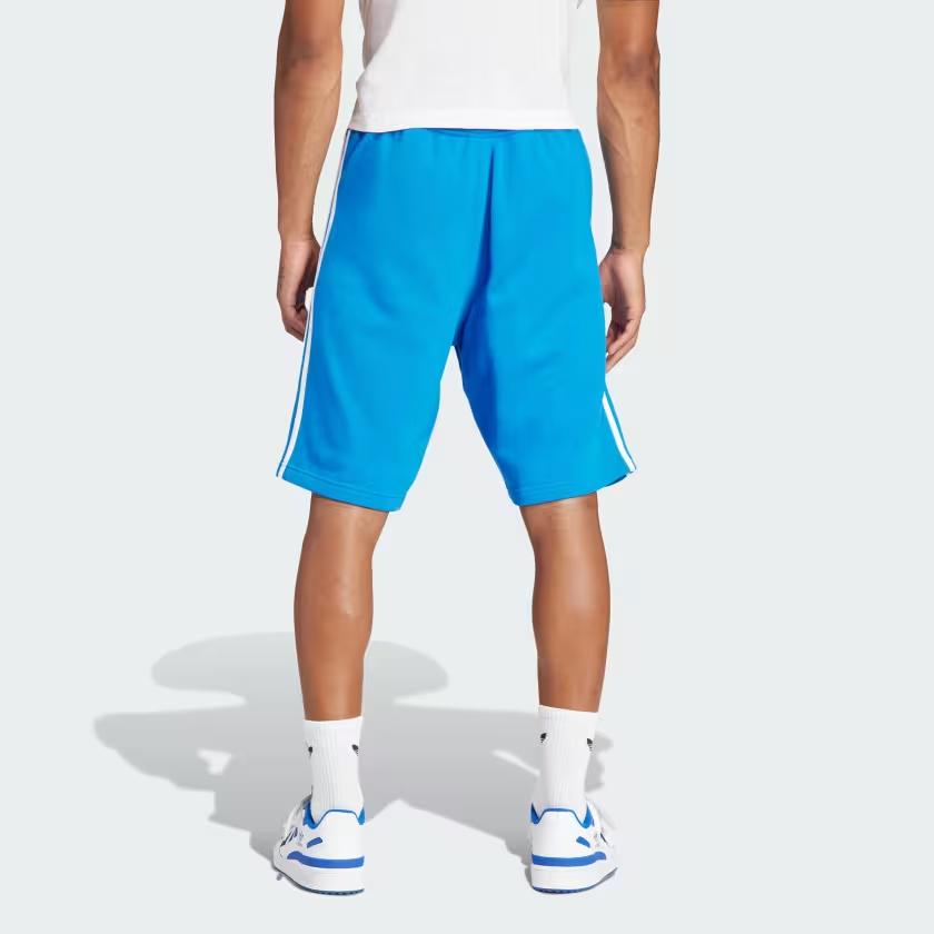 Adidas Originals Adicolor 3-Stripes Elastic Waist Straight Cut Five-Point Casual Shorts Men Shorts Blue IM9426