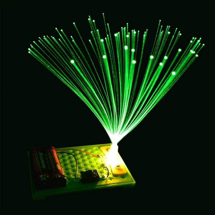 STEM Science Experiment Kit: DIY Fiber Optic Lamp for Primary Students See Package