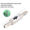 Aquarium Carbon Dioxide Check Valve Stainless Steel CO2 Diffuser NonReturn Check Valve