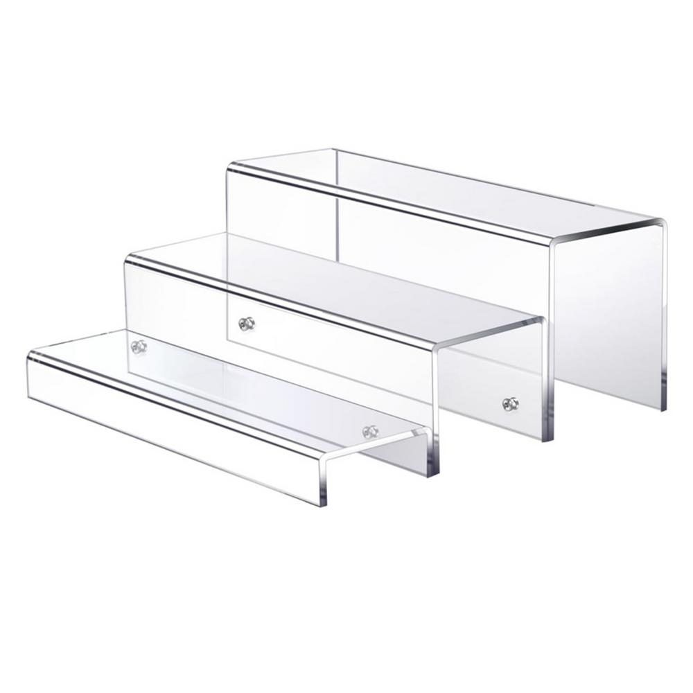 

3-слойная акриловая стойка для вина, акриловая стойка для хранения статуй, стойка для винных бутылок, подходит для гостиной, столовой, кухни