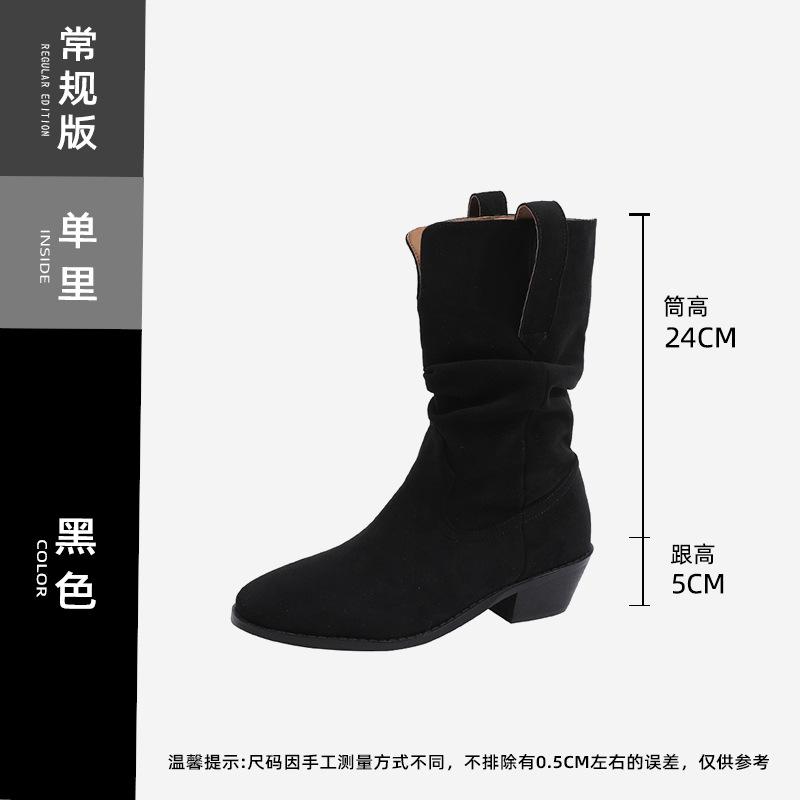 

Soft leather version of Martin boots, small inner height-increasing boots, women s 2025 new spring high-heeled medium boots, short boots, stacking boo 34 чёрный
