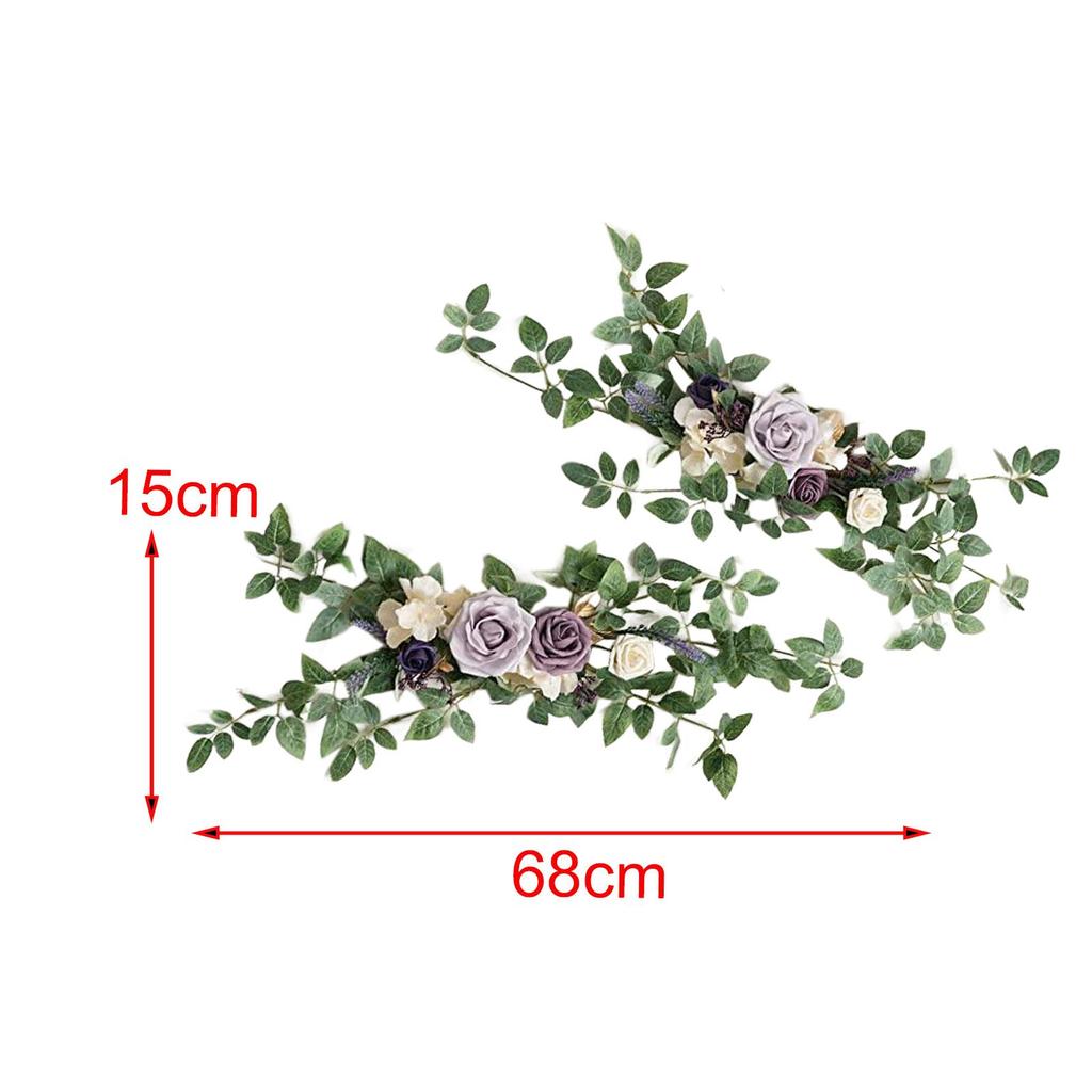PEW Flowers for Chair Photography Props Decorative Wedding Aisle Decorations for Events Concerts Backdrop Ceremony Engagement