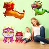 Cartoon Dragon Standing Balloon Decorative Cartoon Dragon Baby Balloon  Birthday Party