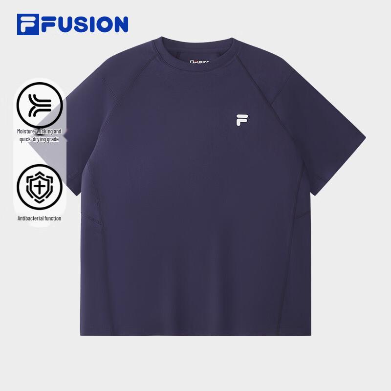 Fila Unisex Quick-Dry Knit Short Sleeve T-Shirt