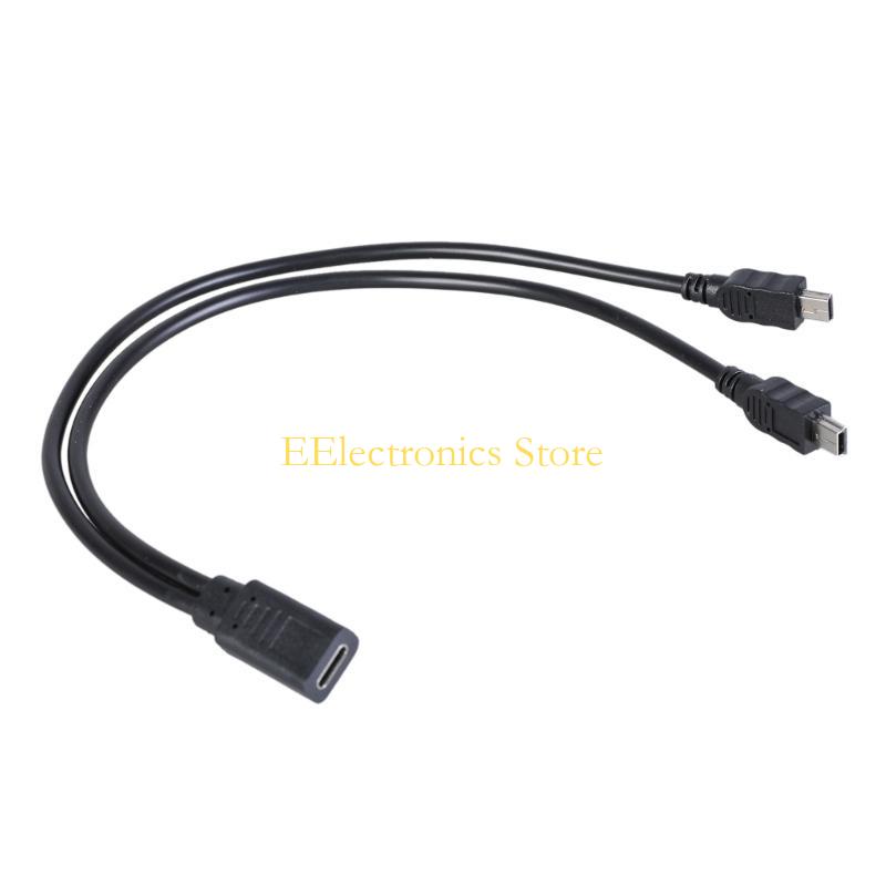 B03C Multi Charging Cable USB C Splitter Cable 2 in 1 Fast Charging Cord USB C Female CN