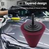Auto Wheel Used For Electric Drill Burnishing Ball Detailed Scratch Polishing Cone Set Car Hub Buffing Sponge Car Beauty Tool