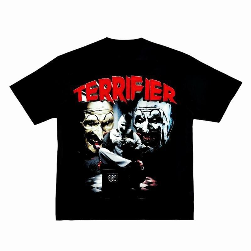 

2025 Autumn and Winter Heavy Fashion Personalized Letter Character Printed T-shirt Men s Women s Pure Cotton Versatile T-shirts S