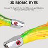 Octopus Squid Skirt Bait 3D Eyes Fishing Lure Fishing Marlin Tuna Trolling Lure Fishing Bait for Sea Fishing