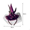 Halloween Hat Hairhoop Witch Headband Costume Decoration Party Favor Cosplay