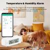 Tuya WiFi Mini Temperature Humidity For Smart Home Thermometer Hygrometer APP Remote Alarm Work with Google Home Yandex Alexa