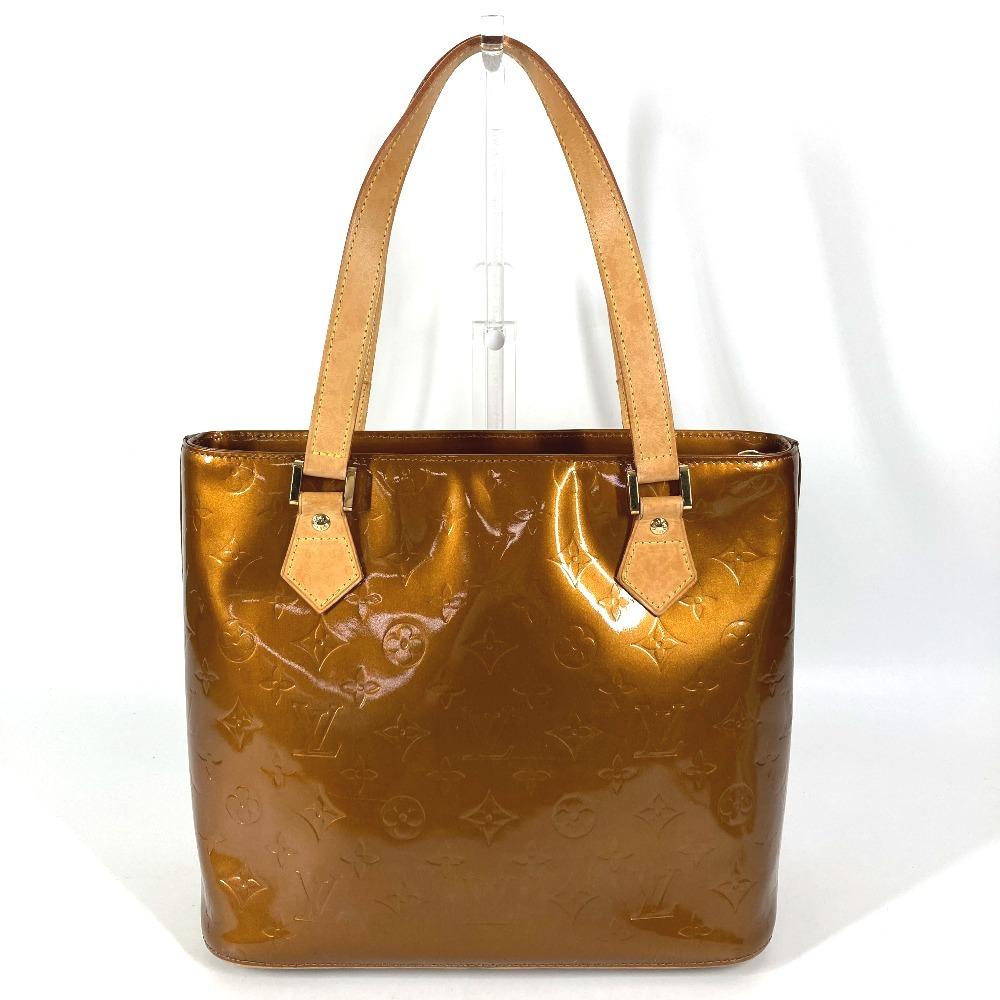 Louis Vuitton M91122 Bolsa de Ombro Tote MonogramVernis Houston Marrom Bronze