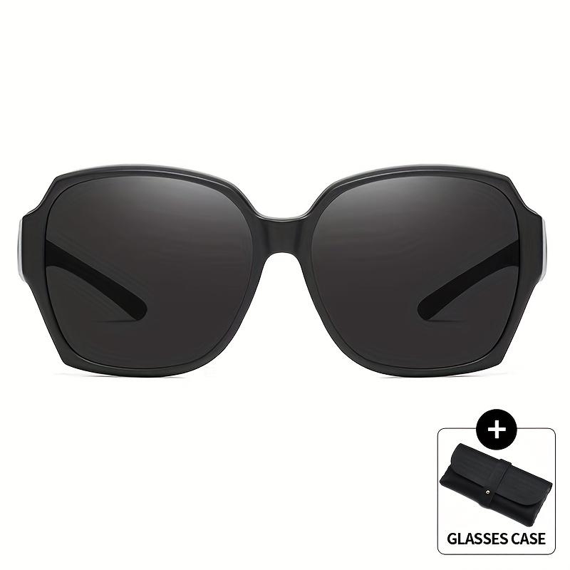

Oversized Retro Glasses Fit Over Fashion Glasses, for Men And Women, Clip-On Glasses, for Party And Driving, Perfect Daily Wear, Photo Props чёрный