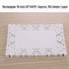 OIMG Rectangular Lace Oil Absorbing Paper Doilies