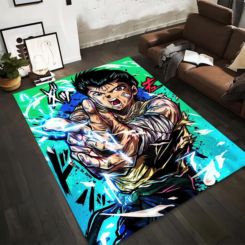 

Anime Character Carpet with Energetic Design and Vibrant Colors Suitable for use as an anti-slip for living room bedroom sofas 40x60cm( 15x23in )