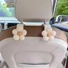 2PCS Multifunctional Float Hook Cute Flower Cute Car Seat Backrest Creative Storage Hook Car Decoration