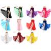 Elegant Dance Skirt with Chiffon Fabric and Flowing Hem for Visual Impact On Stage Performances Dancewear