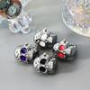 1PC Flip Skull Retro Ring Watch Trendy Ghost Head Hip Hop Simple Couple Men's Dominance Watch Ring Pocket Watch