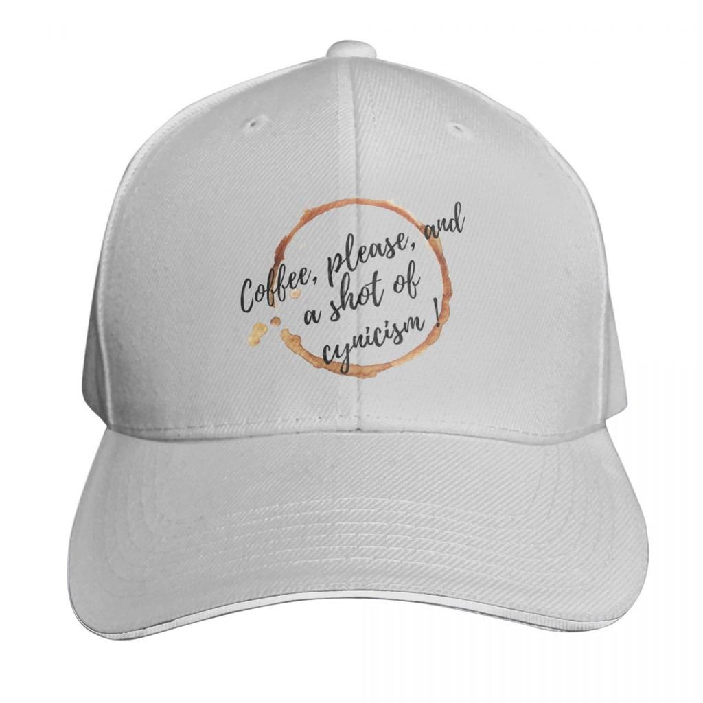 coffee cynicism Baseball Cap sun hat Hat Unisex Luxury Hat Baseball Cap Military Tactical Cap Elegant Womens Hats Unisexs