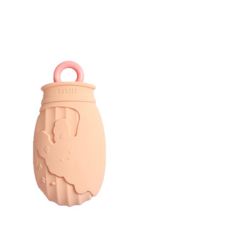 Bolsa de Água Quente e Aquecedor de Mãos de Silicone com Desenho Animado - Antiexplosão, Pelúcia, Fofo, Pequeno