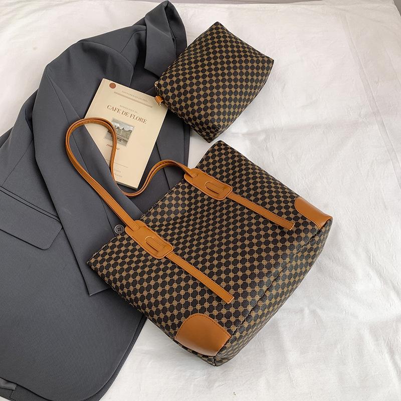 Sommer neue Retro-Mode Druck hohe Textur Mutter und Kind Tasche Schulter Umhängetasche Damentasche