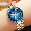 SENO Ocean Star Damen Kristalluhr Top Marke Luxus Roségold Damen Armbanduhr für Damen Armbanduhr Relogio Feminino