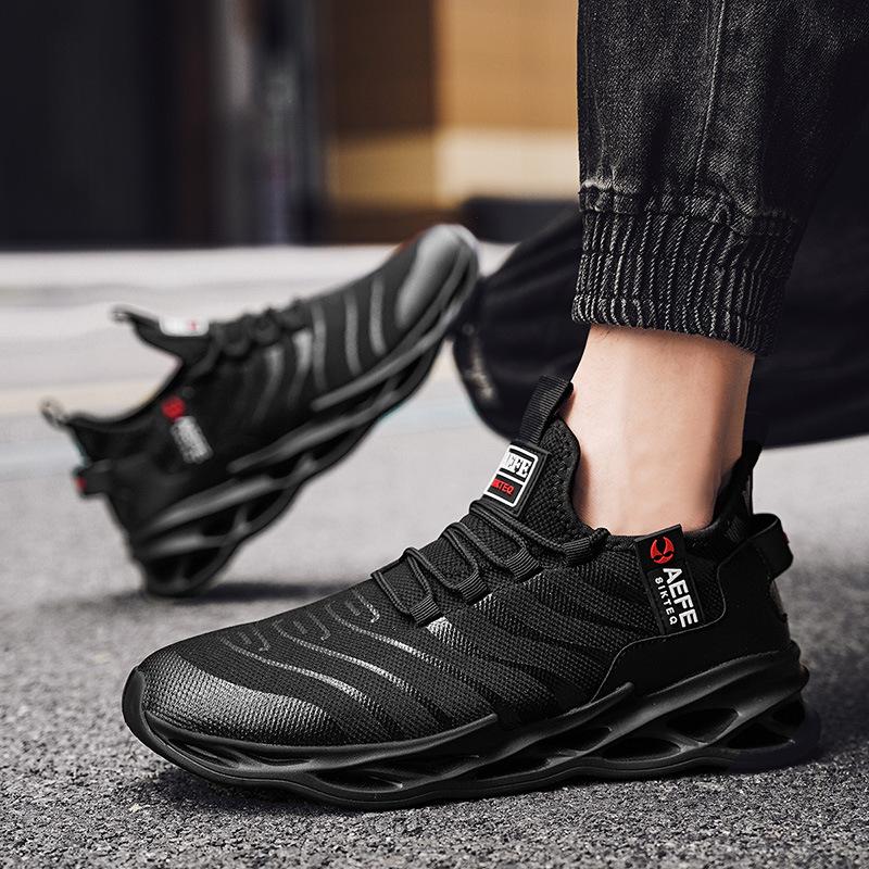 Übergröße Leichte Mode Herrenschuhe Blade Mesh Sneaker Student Laufschuhe Trendschuhe