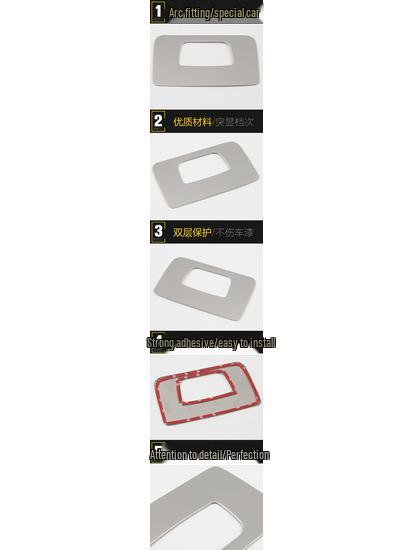GL8 Center Console and Dashboard Decorative Stickers for 17 GL8 Glove Box