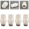 4pcs Thermostatic Head M30*1.5mm Threaded Thermostatic Radiator Valve Heating Temperature Control Valve With Anti-freeze Protect